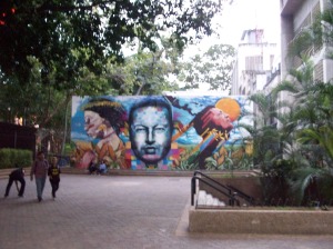 Artwork at National Experimental University of Arts in Caracas